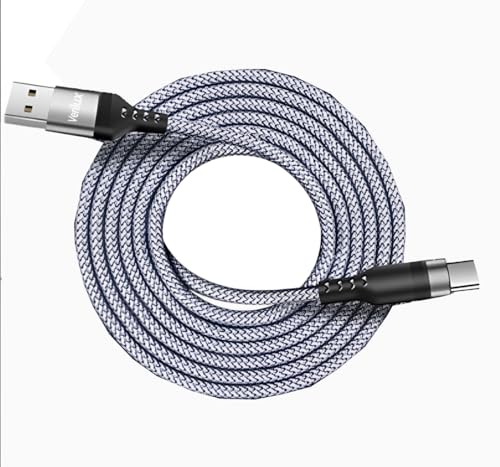 Verilux® 3.3Ft USB to Type C Cable, 5V/2A C Type Cable Fast Charging Nylon Braided Data Cable Verilux® 3.3Ft USB to Type C Cable, 5V/2A C Type Cable Fast Charging Nylon Braided Data Cable